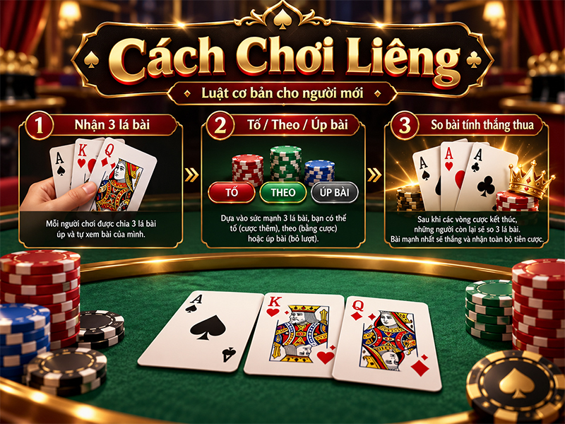 Cách chơi liêng chi tiết